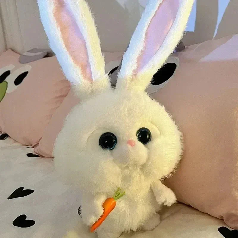 Cute Snowball Plush Toy - Movable Ears & Carrots - Image 7