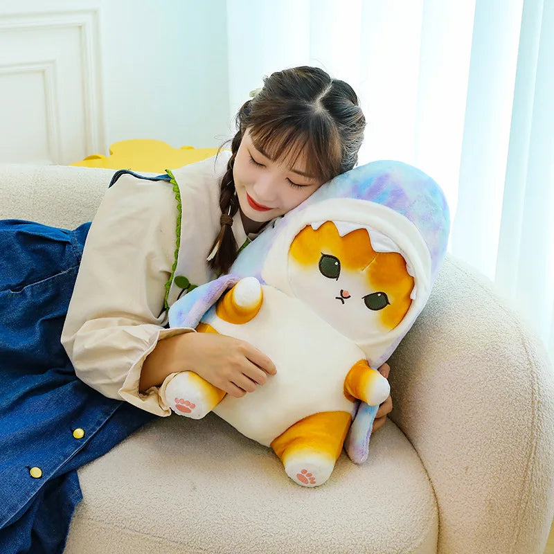 Transformed Cat Doll Plush Toy - Adorable Shark Design for Kids - Image 9