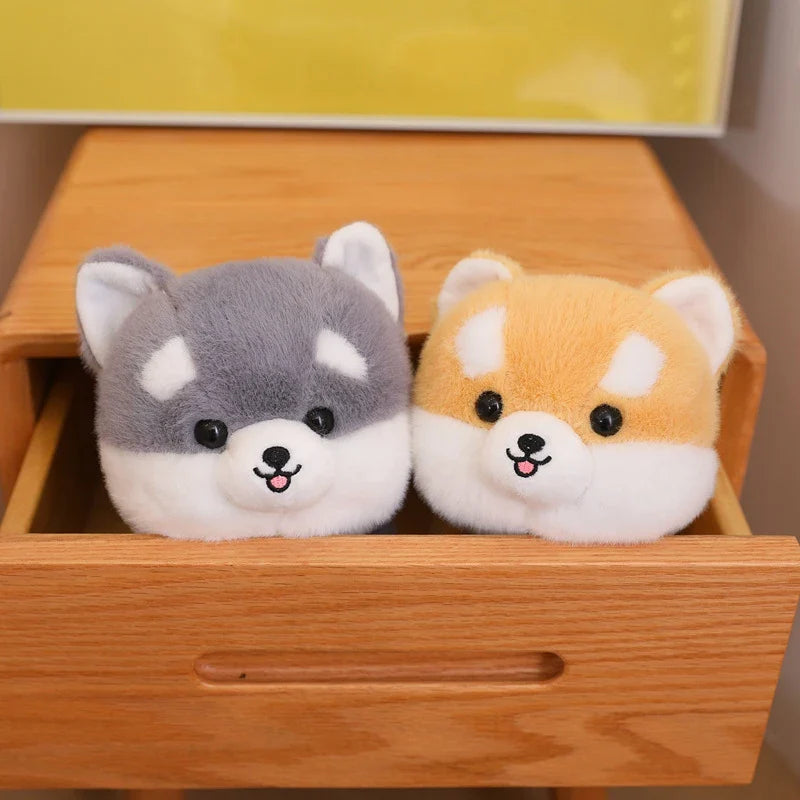 Cute Fluffy Shiba Inu Plush Toy - Adorable Soft Stuffed Animal for Kids - Image 5
