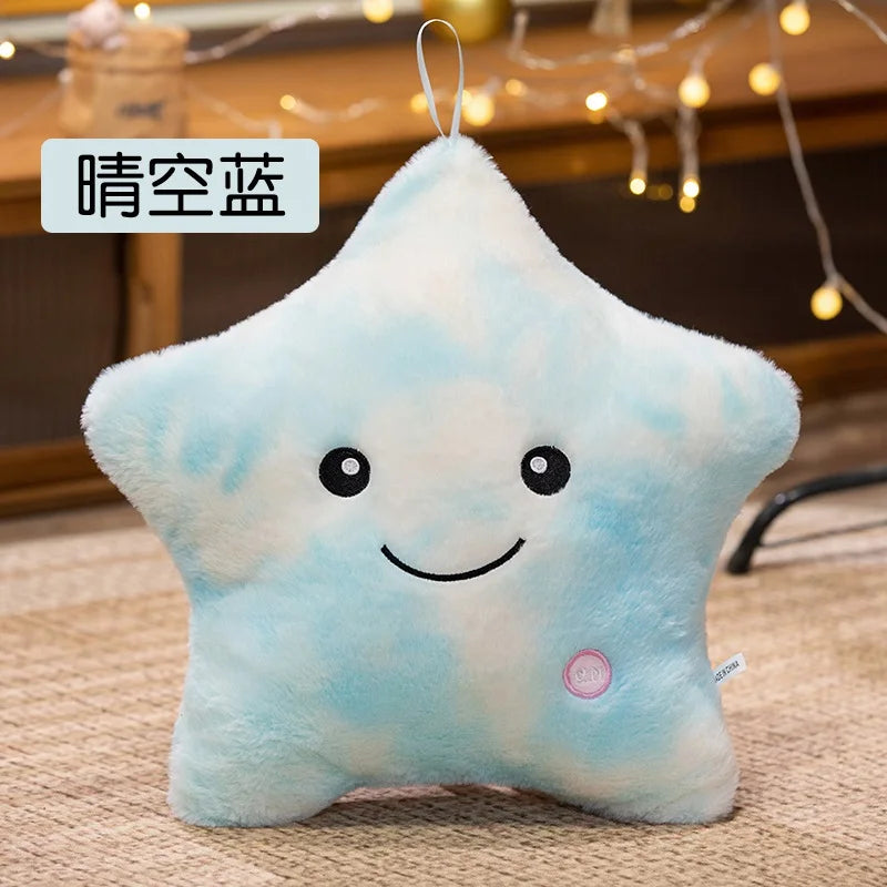Luminous Five-Pointed Star Plush Toy - Soft Glowing Doll Pillow - Image 8