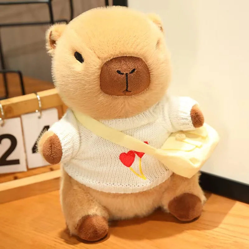 Cute Capybara Plush Toy - Cozy Sweater Doll for Kids & Home Decor - Image 18