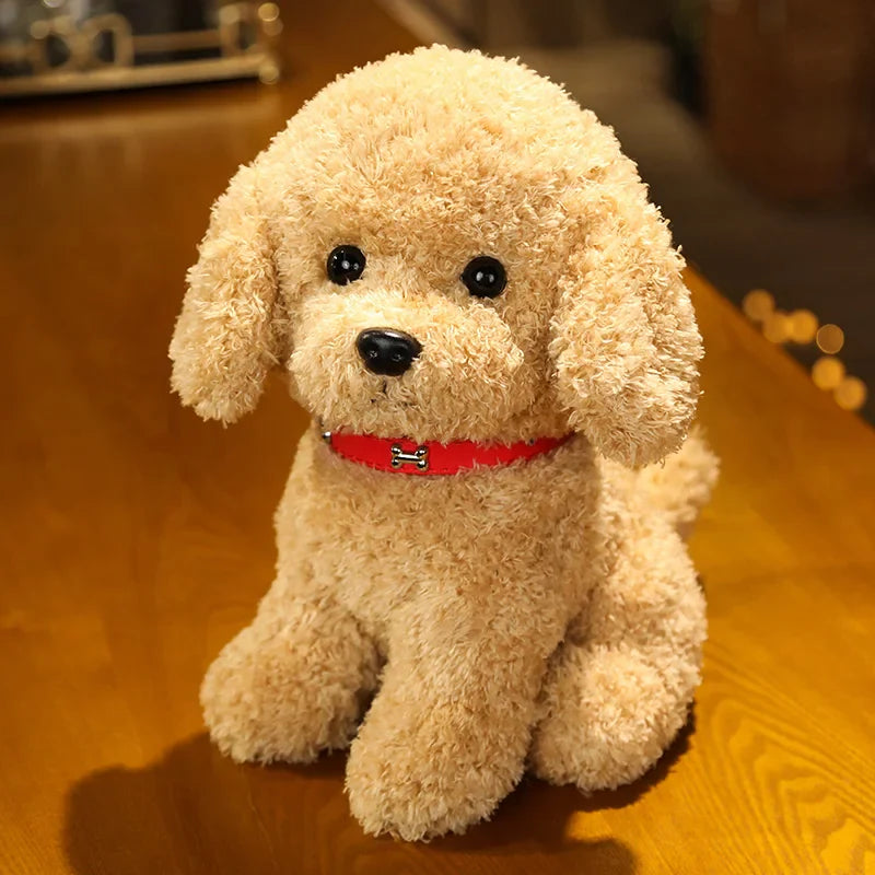 Creative 22cm Realistic Poodle Plush Toy - Handmade Lucky Dog Figure - Image 8