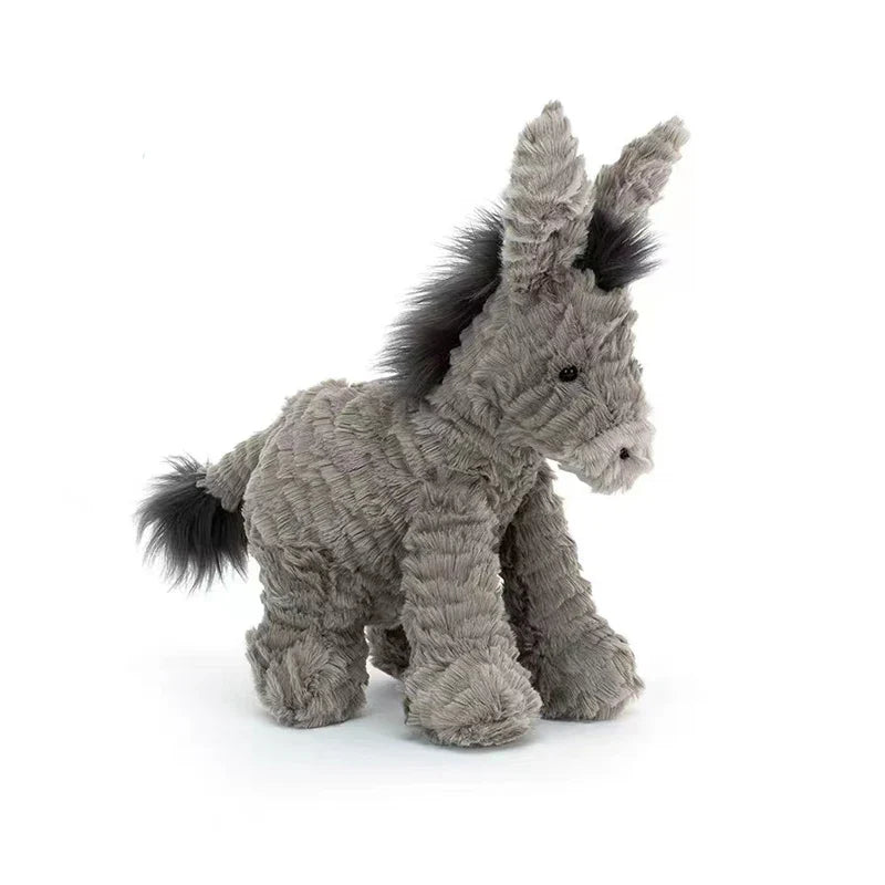 Cute Grey Donkey Plush Toy - Soft Stuffed Animal for Babies & Kids - Image 4