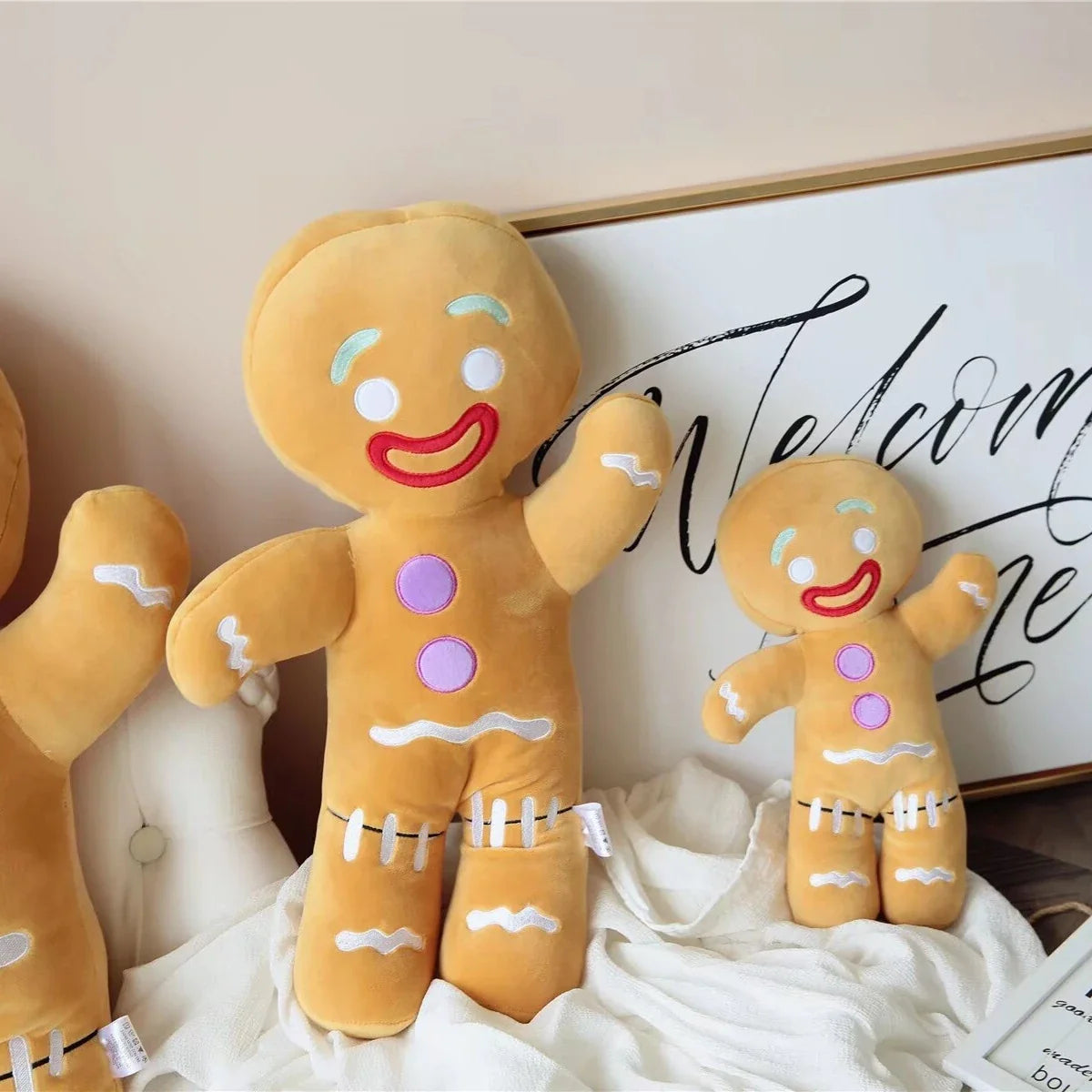 Lovely Gingerbread Man Plush Toy - Image 3