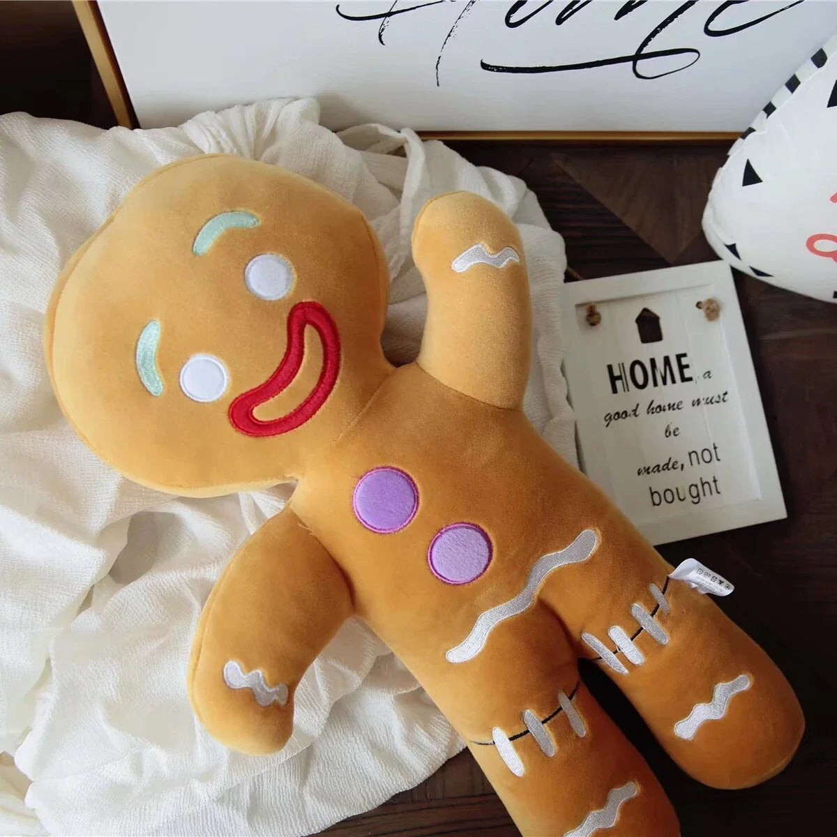 Lovely Gingerbread Man Plush Toy - Image 6