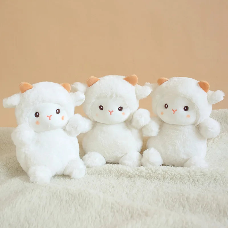 Kawaii Plush Sheep & Rabbit Dolls - Soft, Adorable Animal Pillows - Image 4