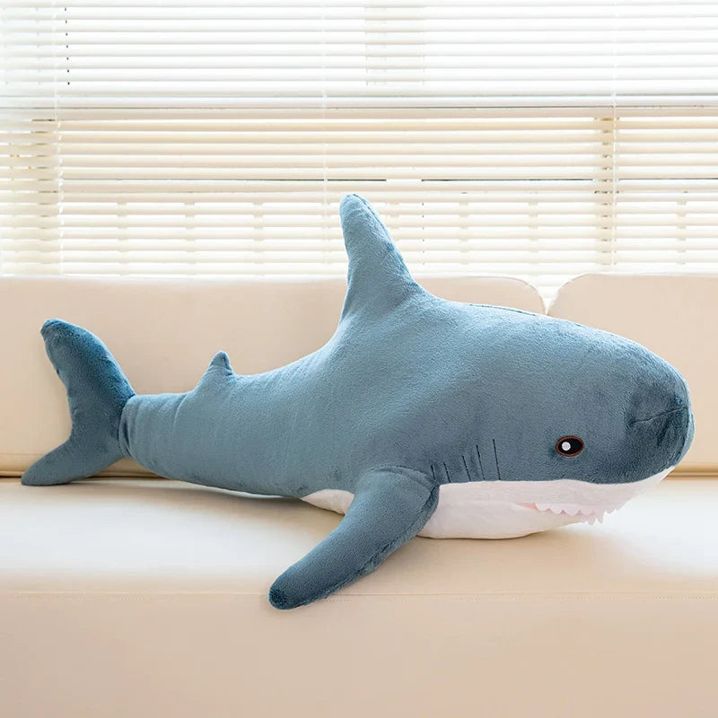 Rainbow Shark Plush Doll - Soft, Colorful Sea Creature Pillow for Kids - Image 12