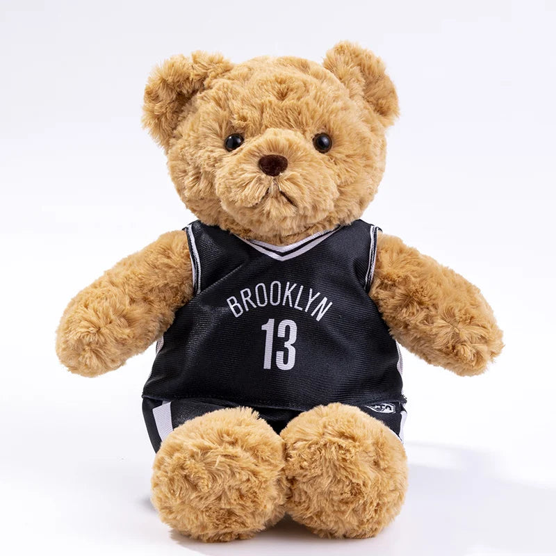Cute 25cm Bear Plush Toy in Basketball Tee - Perfect Gift for Kids! - Image 8