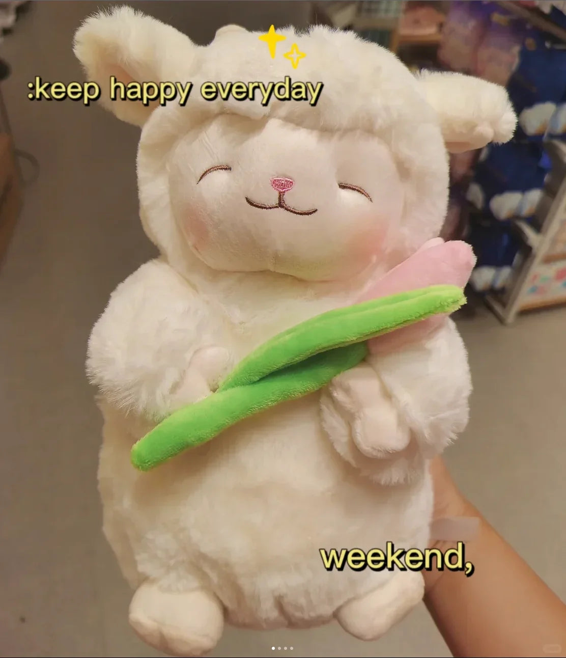 Kawaii Sheep Plush Doll - Cute & Soft Gift for Kids - Image 4