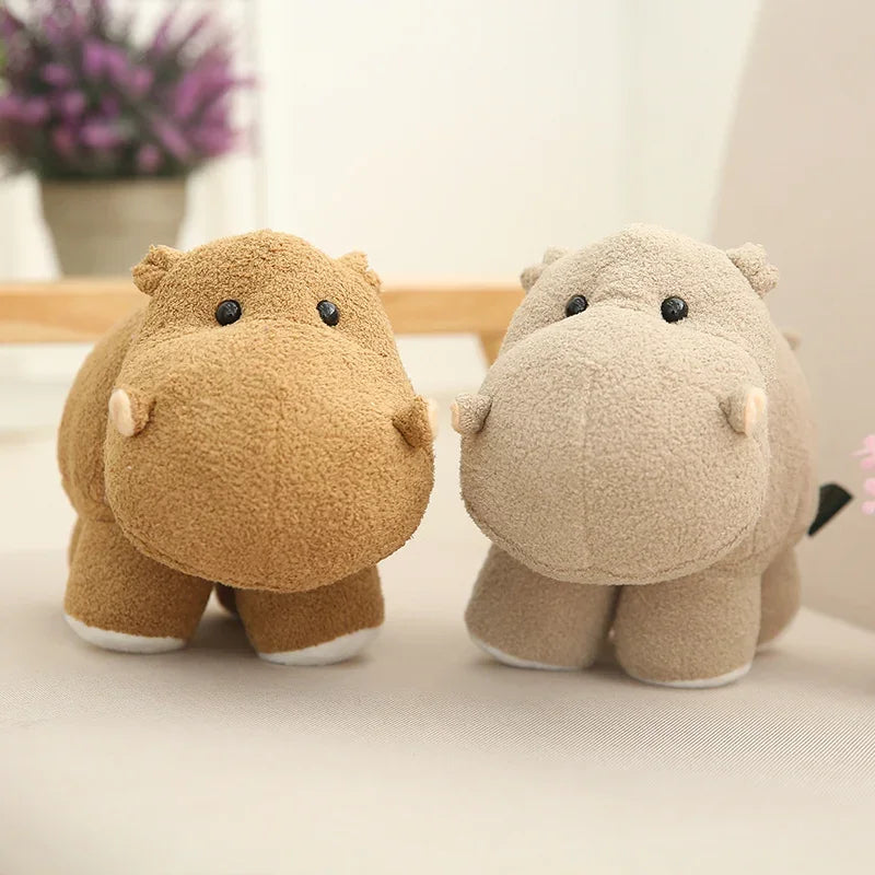 Cute Chubby Hippo & Elephant Plush Toys - Image 5