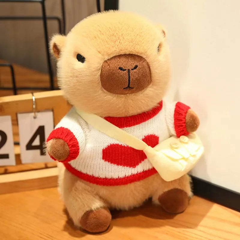 Cute Capybara Plush Toy - Cozy Sweater Doll for Kids & Home Decor - Image 6