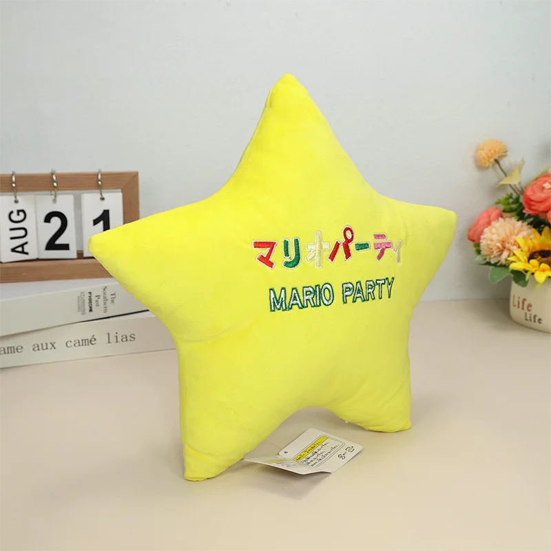 Super Mario Bros. Wonder Yellow Star Cushion - 12 Plush Toy Pillow - Image 6
