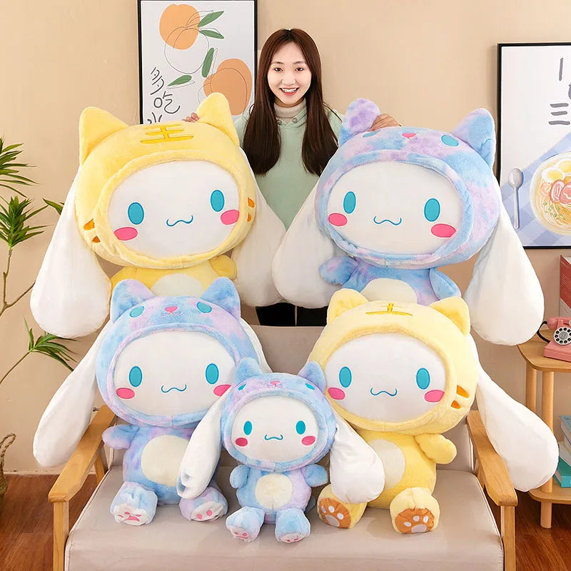 Big Size Tiger Cinnamoroll Plush Toy - Cozy Pillow for Kids' Dreams - Image 5