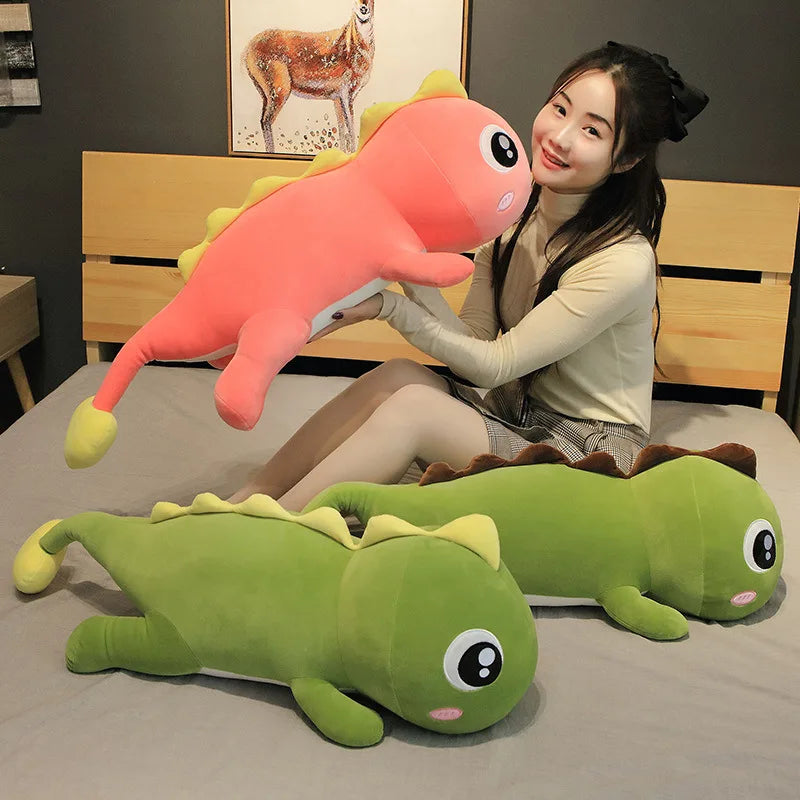 Giant 60cm Kawaii Dinosaur Plush Toy - Soft Pillow & Fun Decor for Kids - Image 8