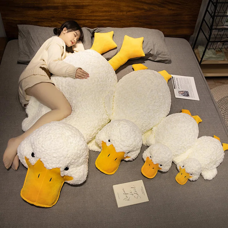 Giant 55cm Plush Duck Pillow - Perfect for Naps & Cozy Comfort! - Image 4