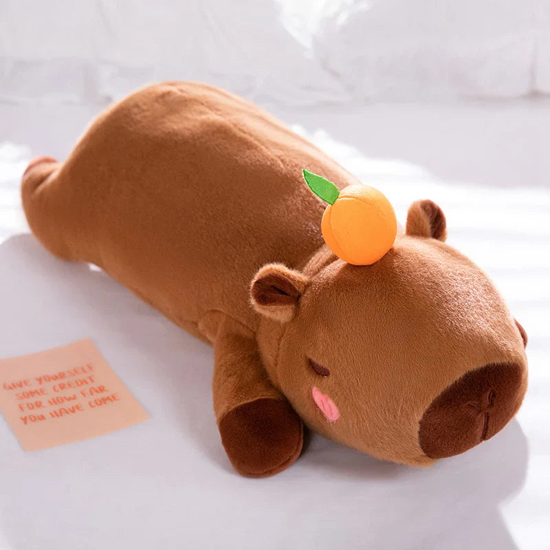 Kawaii Giant Capybara Plush Doll - Cozy Home Decor & Cute Companion - Image 6