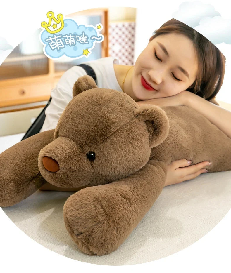Prone Polar Bear Plush Toy - Soft, Weighted, Perfect Gift for Friends! - Image 6