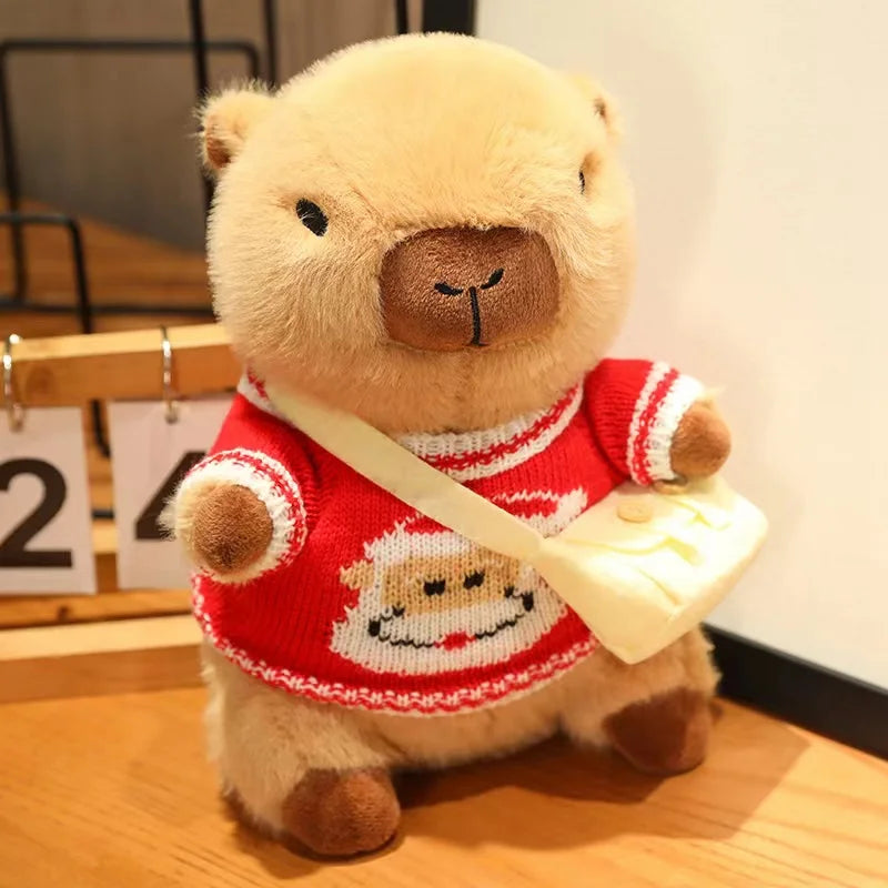 Cute Capybara Plush Toy - Cozy Sweater Doll for Kids & Home Decor - Image 8