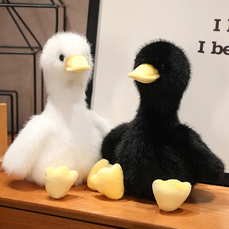 Kawaii Long-Haired Duck Plush Toy - Soft, Adorable Sleep Companion - Image 3