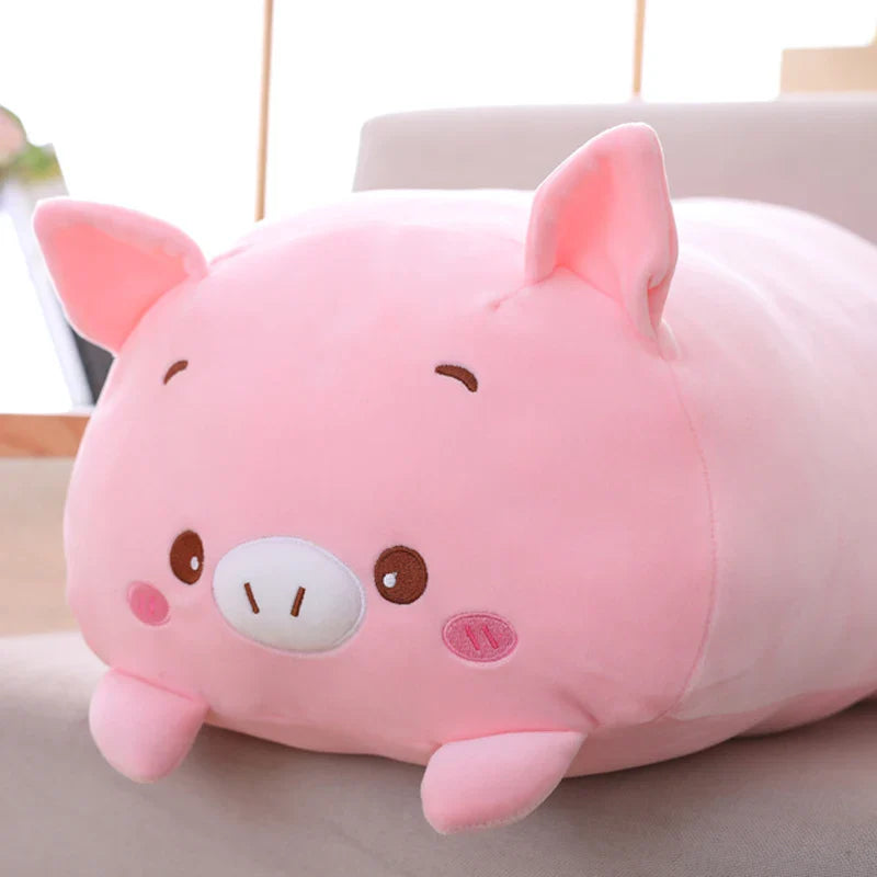 Huge Plush Animal Pillows - Adorable Cat, Piggy & Hamster Cushions - Image 8