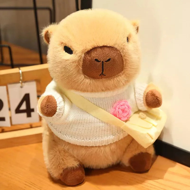 Cute Capybara Plush Toy - Cozy Sweater Doll for Kids & Home Decor - Image 14