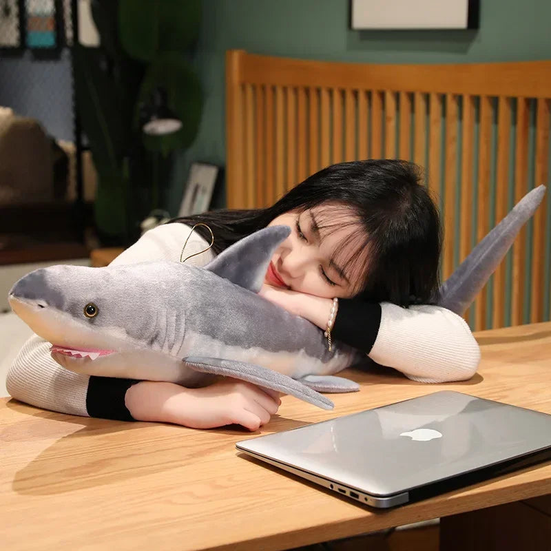 Great White Shark Plush Toy - Soft, Cuddly Pillow for Ultimate Comfort! - Image 6