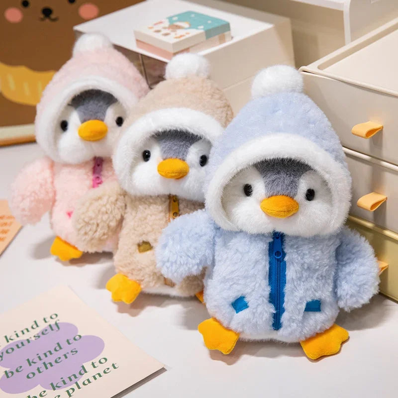 Cute Fluffy Penguin Plush Toy - Adorable Sleep Companion & Gift - Image 3