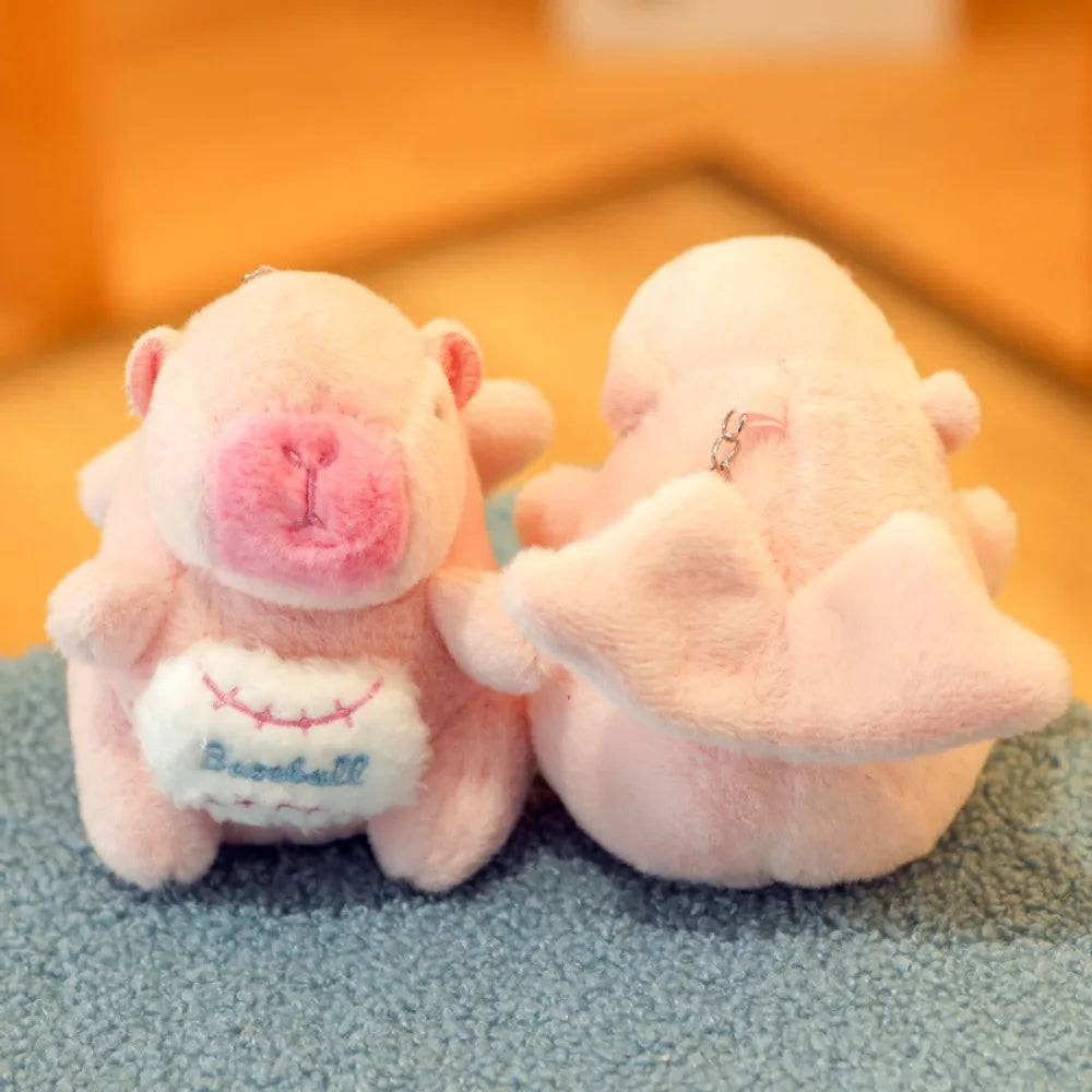 Cute Capybara Plush Toy with Wings - Adorable Fluffy Doll for Gifts - Image 7