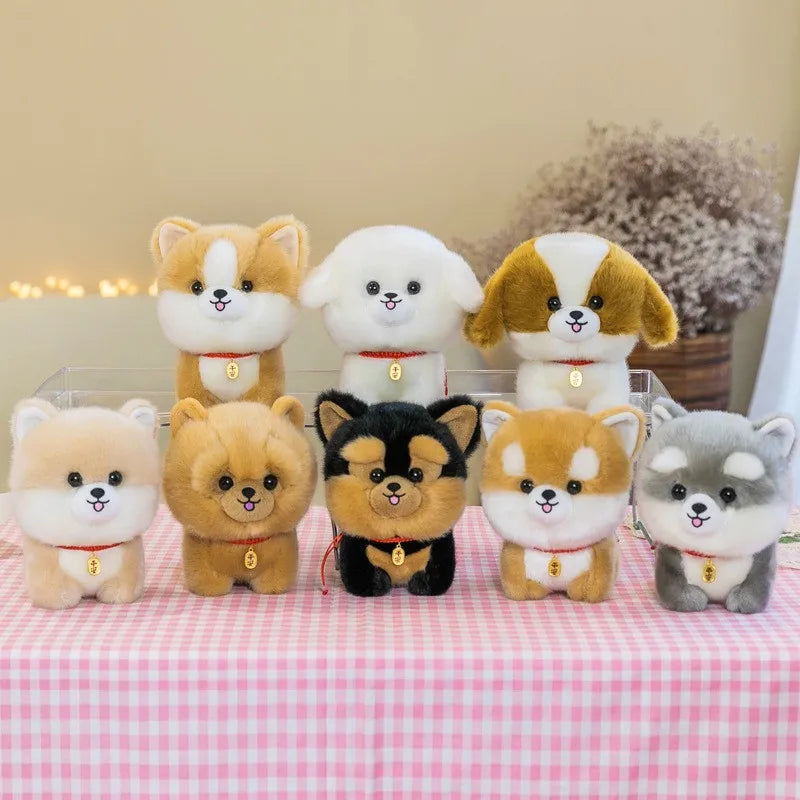 Cute Plush Puppy Dolls - Adorable Husky & Corgi Toys for Kids' Gifts - Image 11