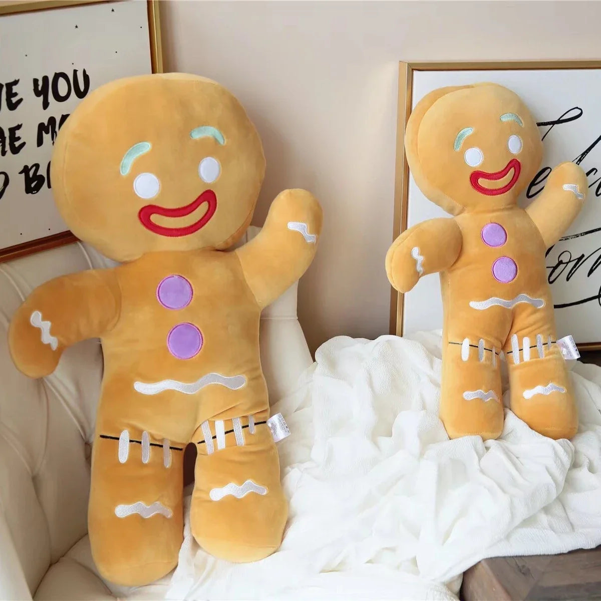 Lovely Gingerbread Man Plush Toy - Image 5