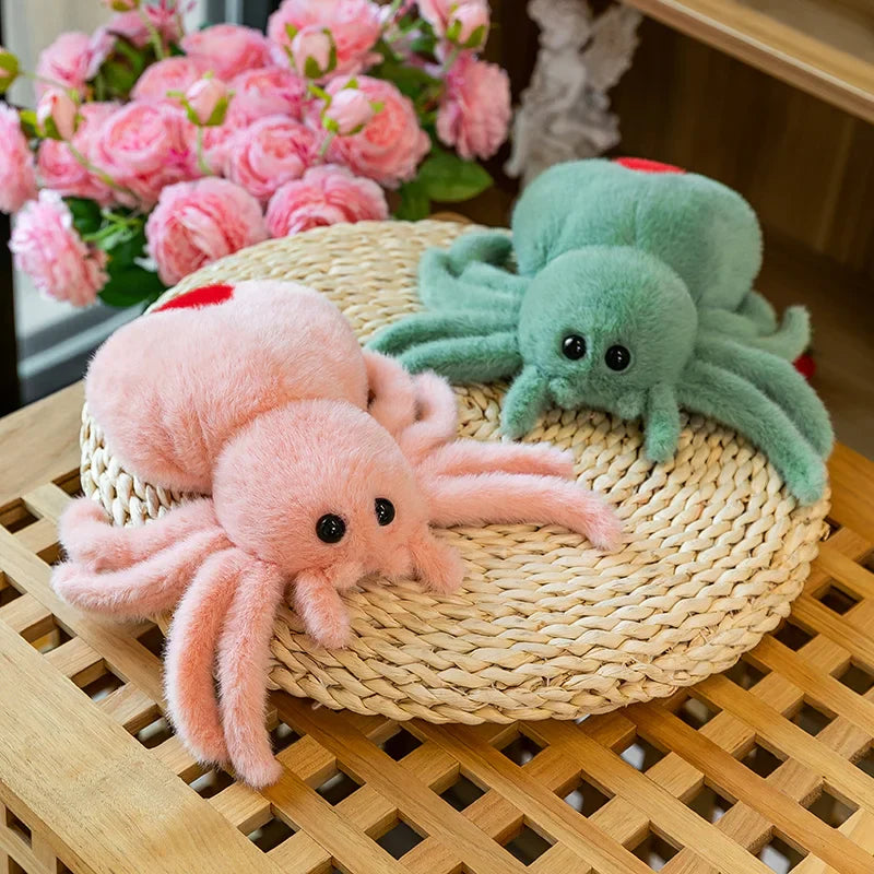 Creepy-Crawly Plush Spider Doll - Adorable Jumping Reptile Toy! - Image 3