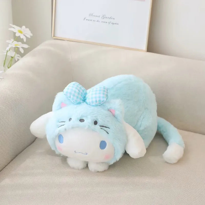 Kawaii Kuromi & My Melody Plush Toy - Soft Cartoon Pillow Cover - Image 5