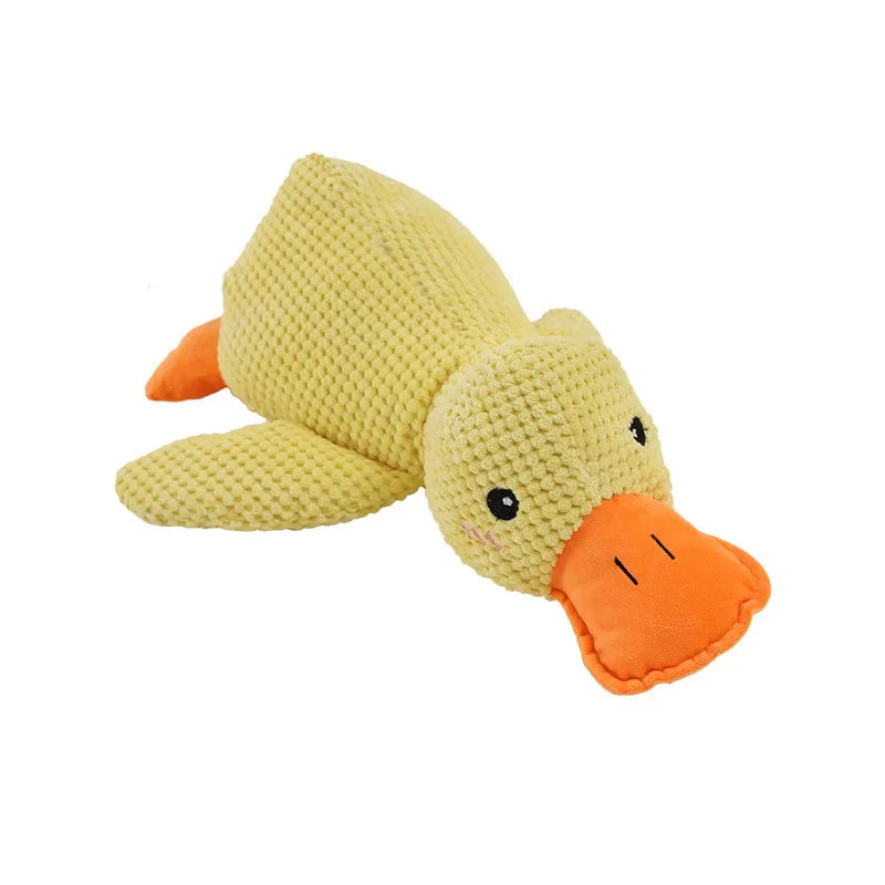 Alternative view of Bite-Resistant Plush Duck Toy for Dogs - Teething & Sleep Aid