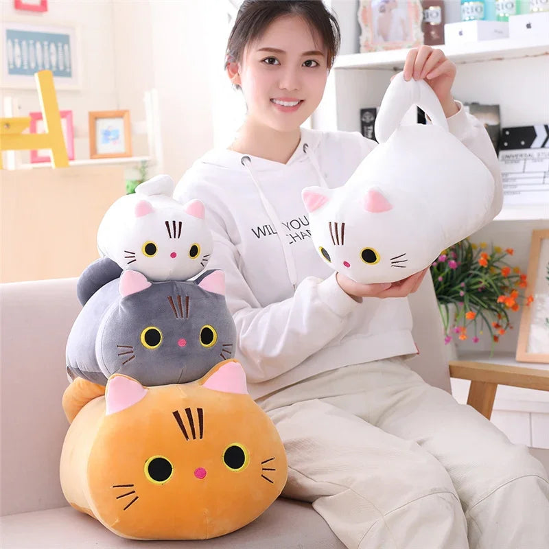Cute 20cm Soft Cat Plush Pillow - Adorable Kawaii Cushion Toy - Image 3