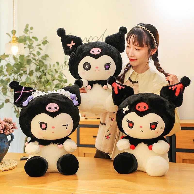Cute Kuromi Plush Doll - Adorable Dark Devil Toy for Kids' Gifts - Image 3