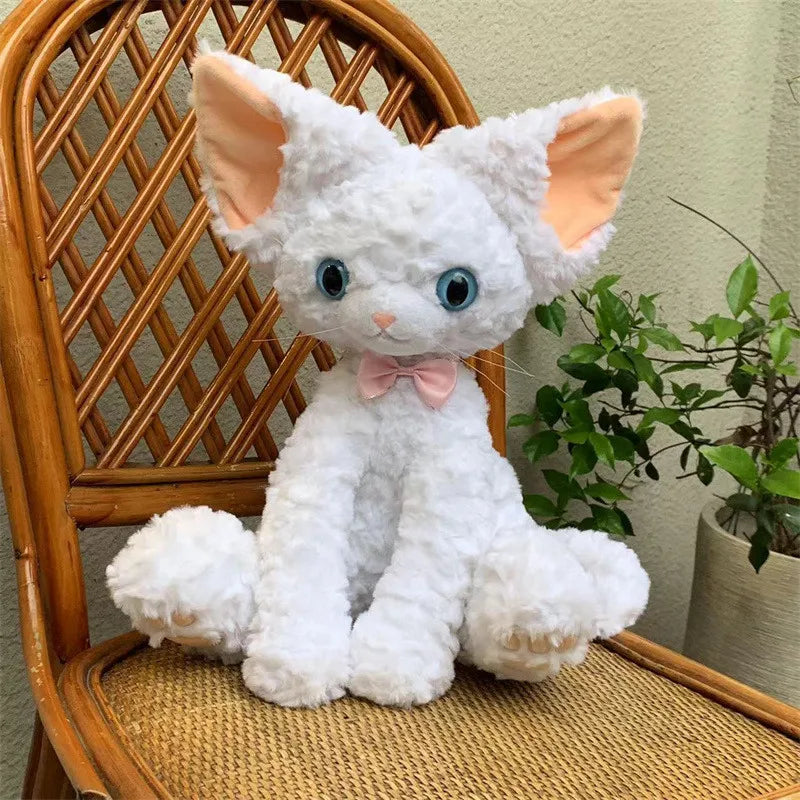 Cute Black Cat Plush Toy - Soft Throw Pillow & Long Hair Doll for Kids - Image 4