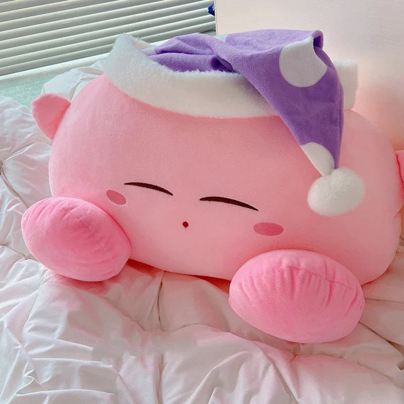 Cute Kirby Plush Toy with Nightcap - Image 7