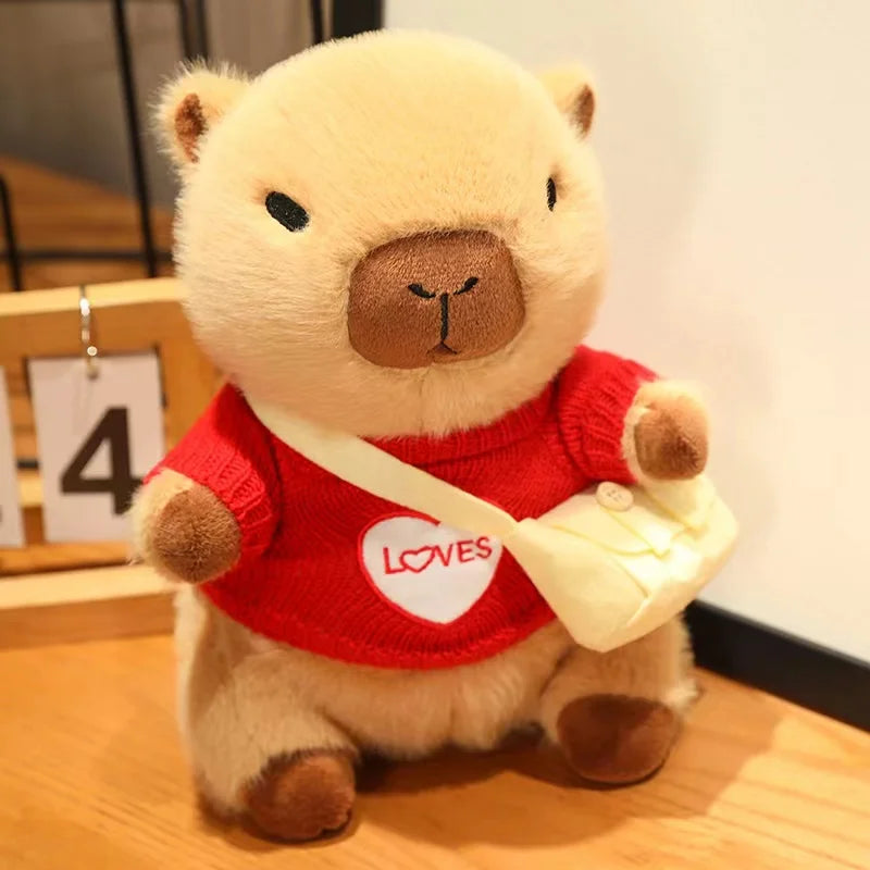 Cute Capybara Plush Toy - Cozy Sweater Doll for Kids & Home Decor - Image 10