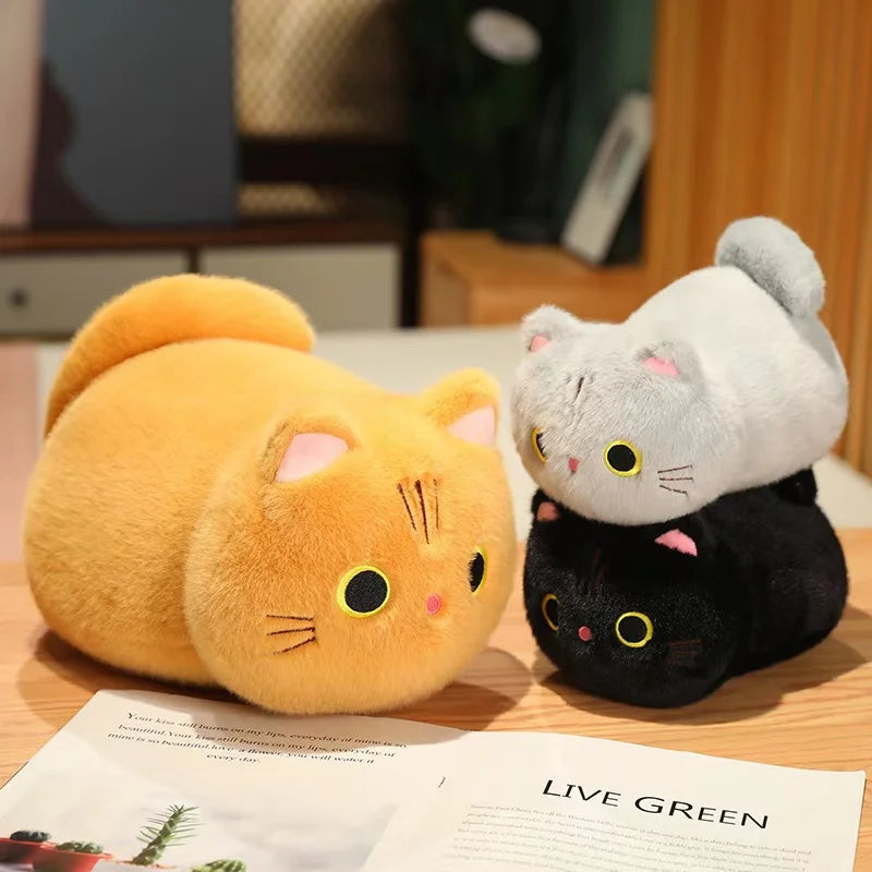 Cute Cartoon Cat Plush Pillow - Adorable Stuffed Animal for Kids' Gifts - Image 4