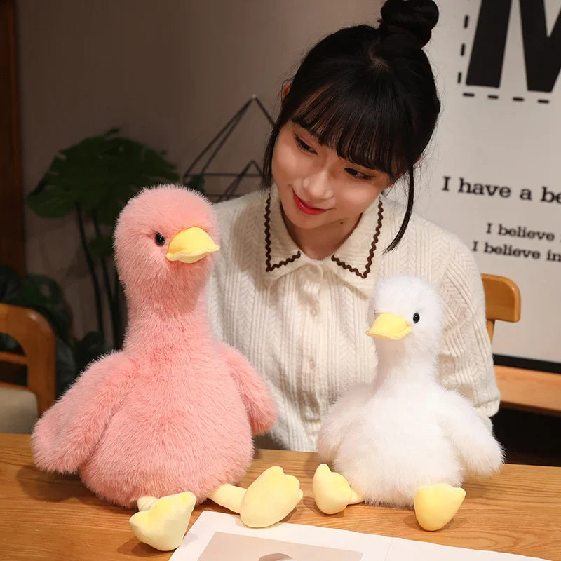 Kawaii Long-Haired Duck Plush Toy - Soft, Adorable Sleep Companion - Image 6