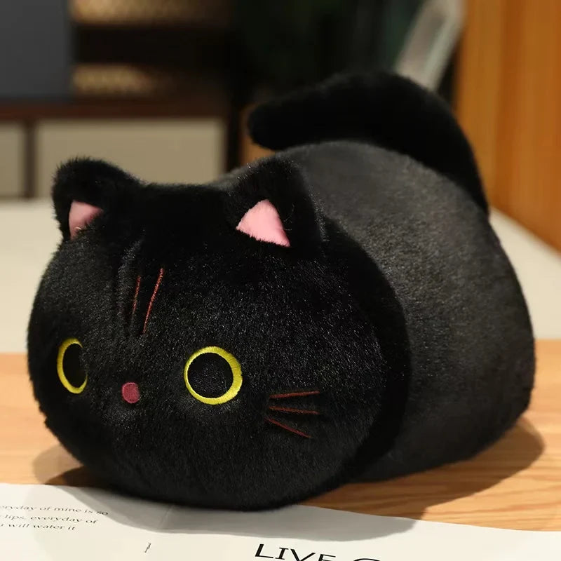 Cute Cartoon Cat Plush Pillow - Adorable Stuffed Animal for Kids' Gifts - Image 8