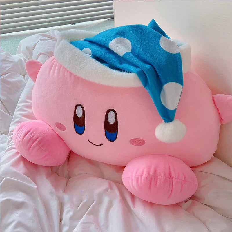 Cute Kirby Plush Toy with Nightcap - Image 6