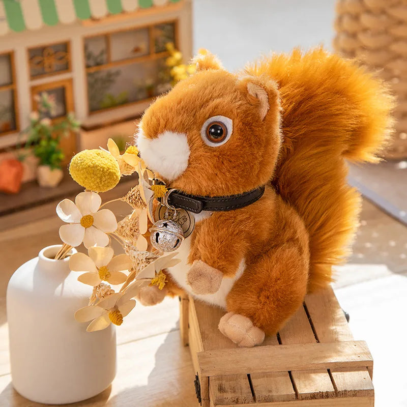 Adorable Realistic Squirrel Plush Toy - Soft, Furry, Perfect Gift! - Image 6