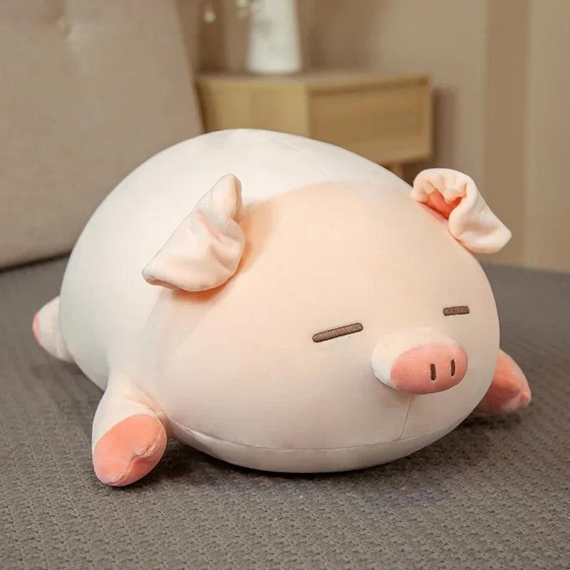 Kawaii Pink Pig Plush Toy - Soft Cushion for Cozy Decor & Gifts - Image 4