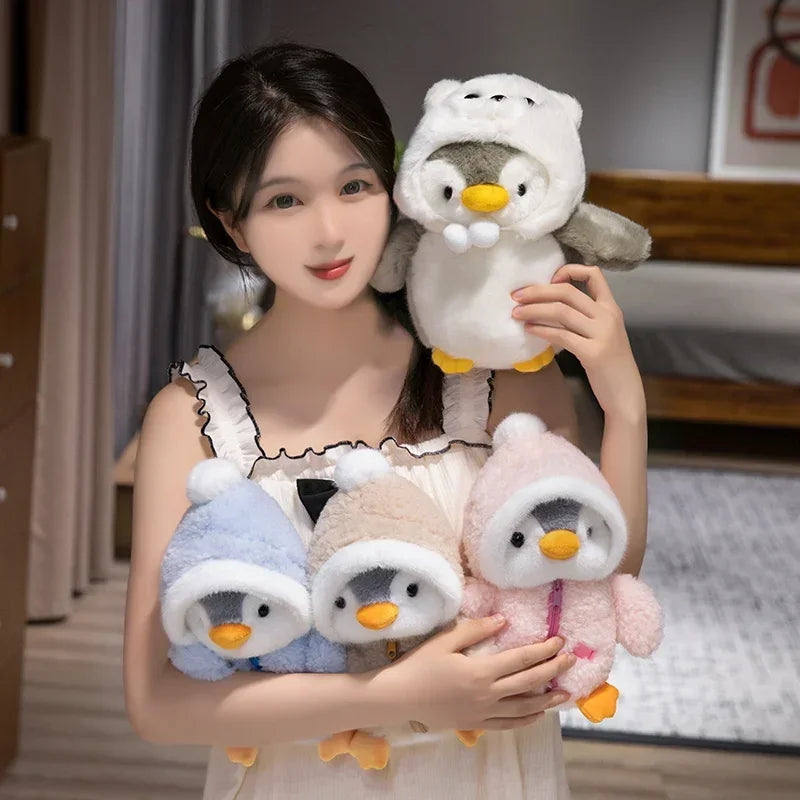 Cute Fluffy Penguin Plush Toy - Adorable Sleep Companion & Gift - Image 5