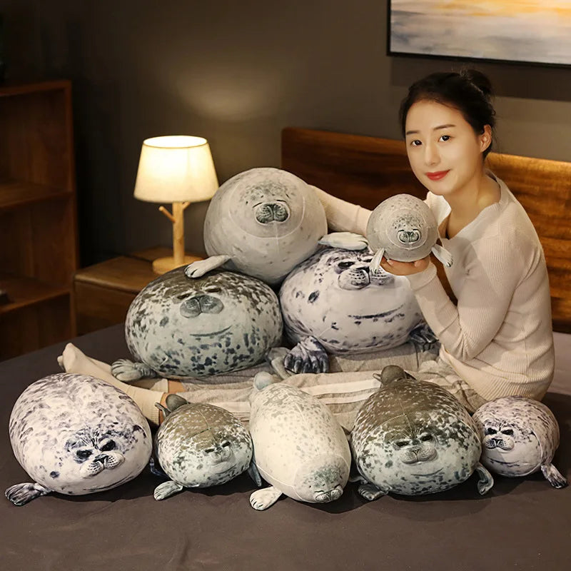 Fat Plush Seal Toy - Soft, Cute, and Perfect for Snuggling! Ideal Gift! - Image 7