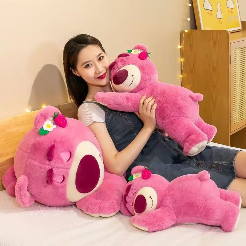 Cartoon Disney Strawberry Bear Plush Doll - Cute Sleep Pillow Toy for Kids - Image 6