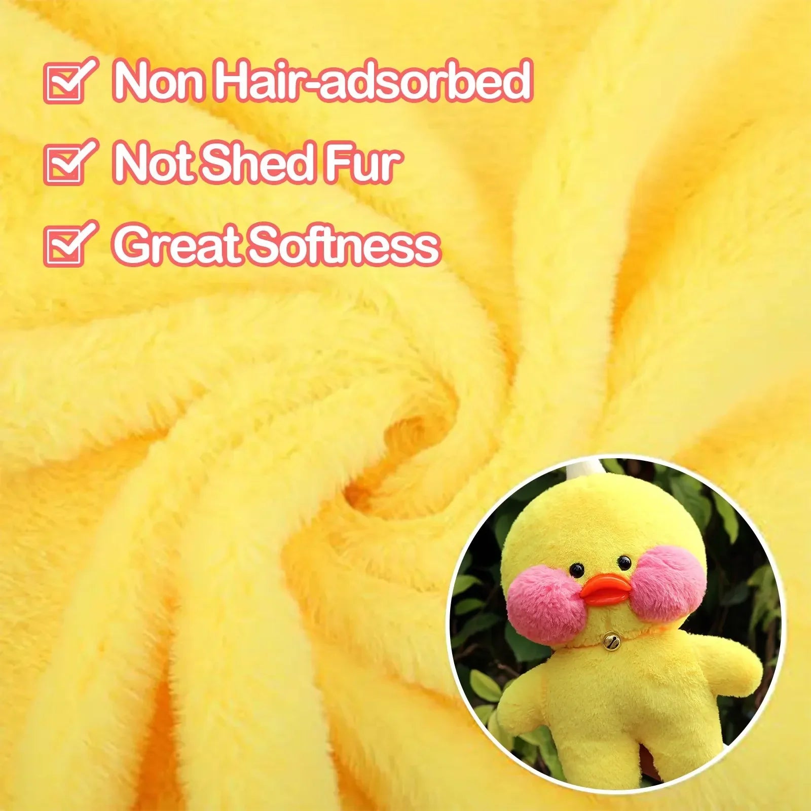 Kawaii 30cm Pato Plush Duck - Soft, Cuddly, and Adorable Hug Buddy! - Image 9