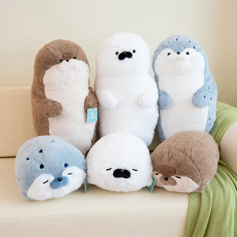 Kawaii Sea Otter Plush Doll - Adorable Gift for Kids - Image 11