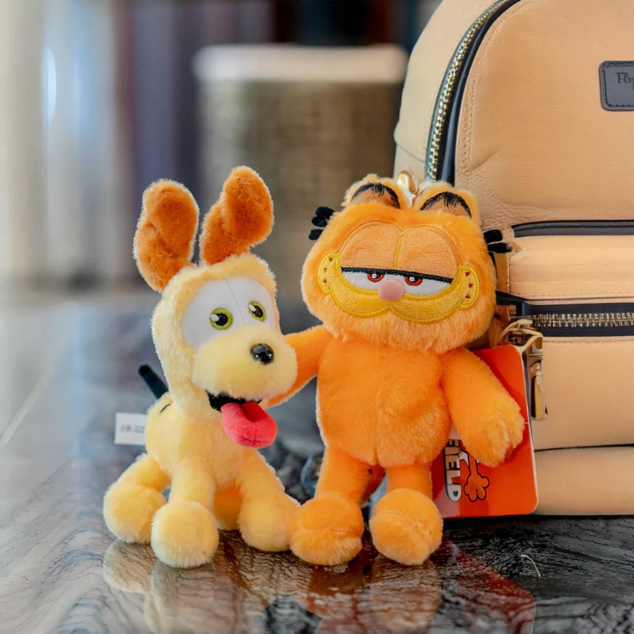 Lovely Garfield Plush: Adorable Lazy Cat Pendant for Anime Fans - Image 3